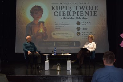 Kupię Twoje cierpienie - spotkanie autorskie z Gabrielem Cebratem